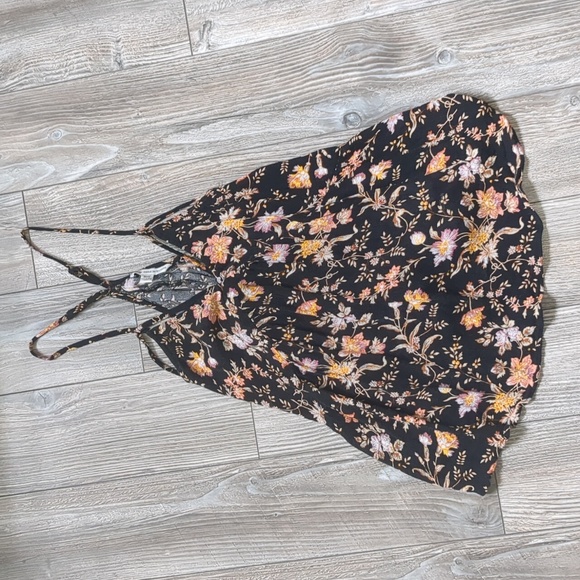 BOGO!! American Eagle Floral Flowy Babydoll Swing Tank XS - Picture 1 of 3